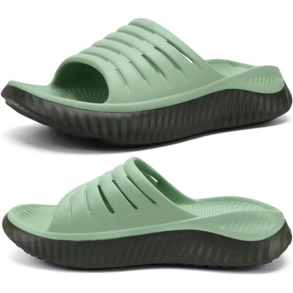 KuaiLu Womens Recovery Sandals With Comfortable Plantar Fasciitis